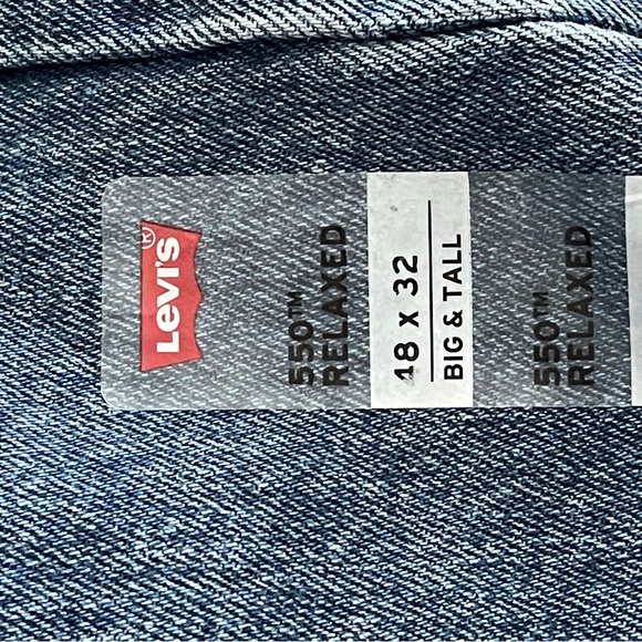 Levi’s 550 Relaxed Blue Jeans 48 x29” - Picture 3 of 8